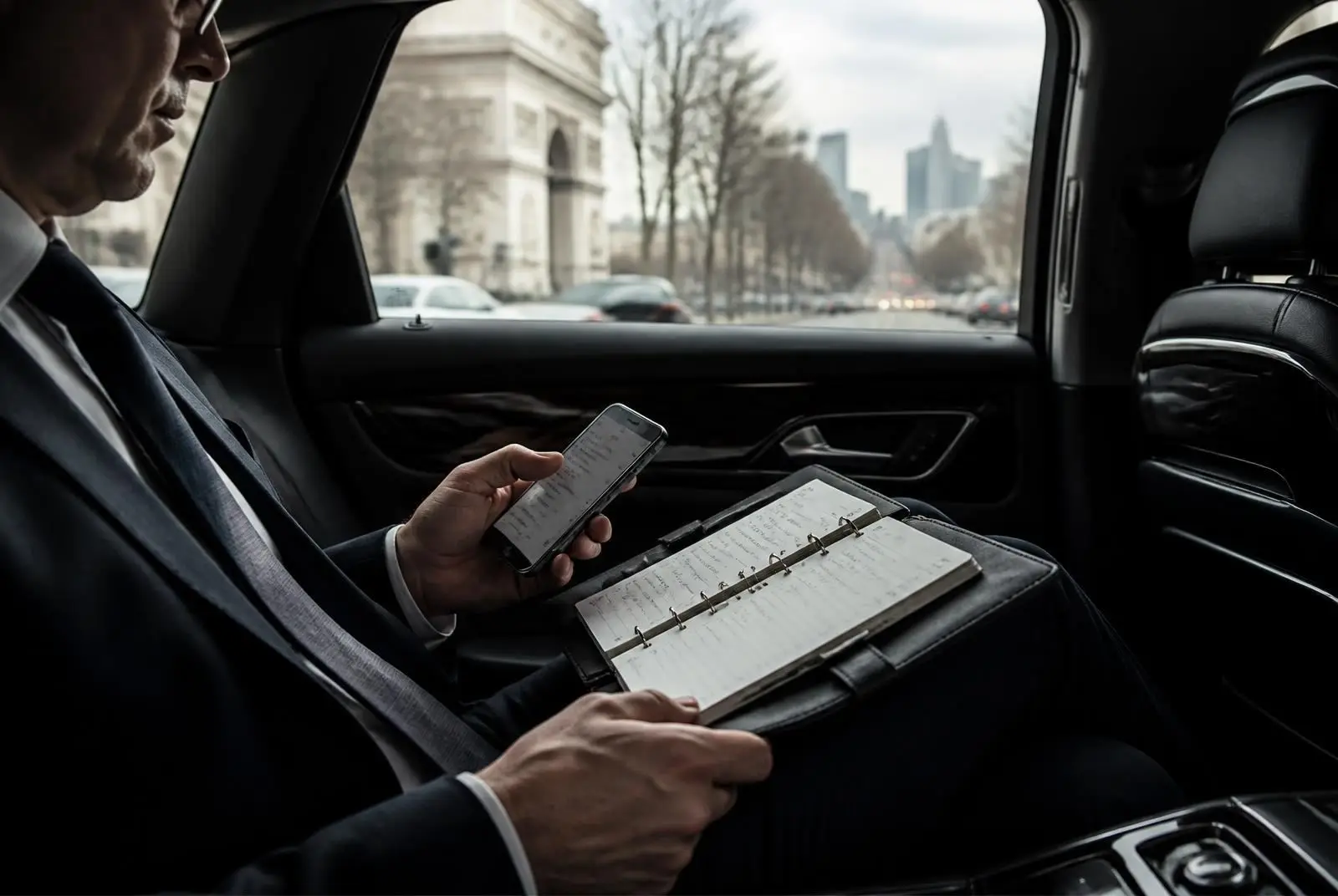 Dirigeant en déplacement business à Paris avec TSPVIP
