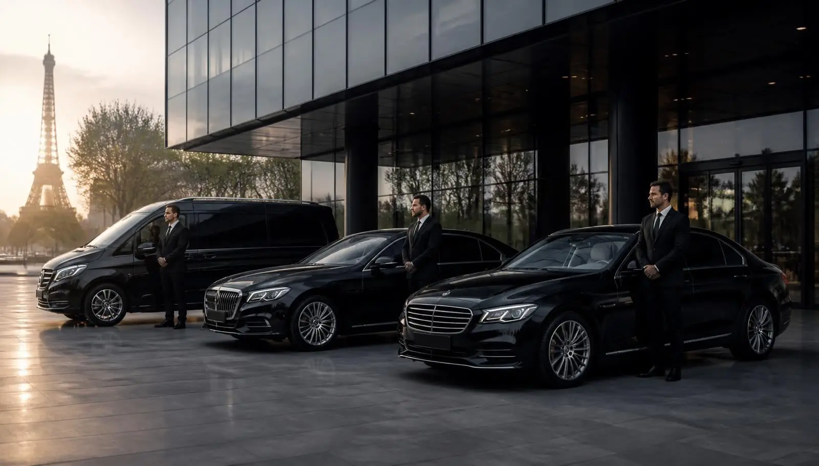 Flotte premium coordonnée pour un roadshow à Paris